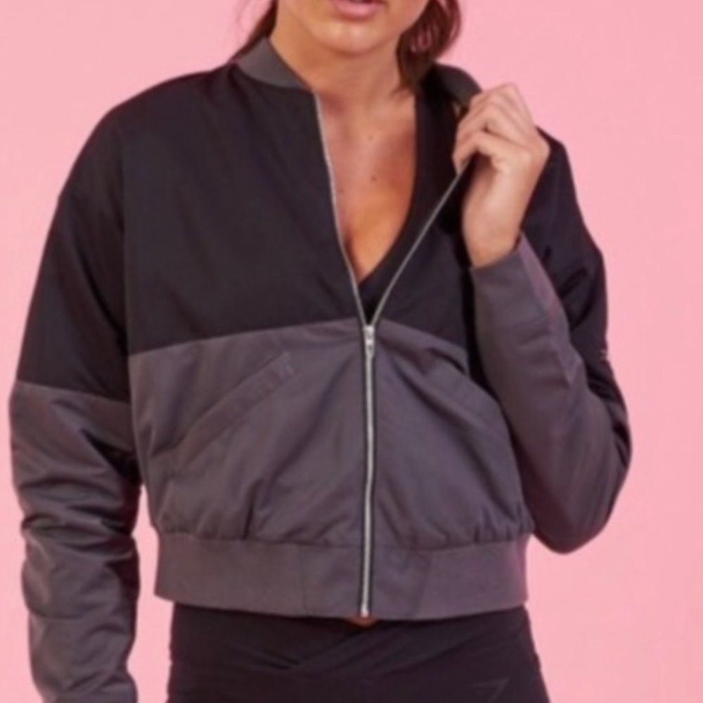 Gymshark x Nikki Blackketter Black Bomber Jacket
